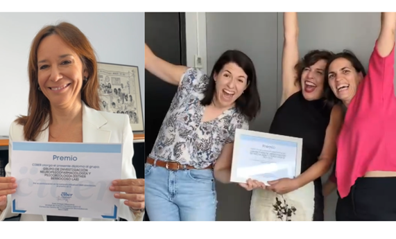 Los grupos de Rosa Baños y Esther Berrocoso ganan el premio redes sociales: Súmate a los #10añosCIBER Los grupos de Rosa Baños y Esther Berrocoso ganan el premio redes sociales: Súmate a los #10añosCIBER