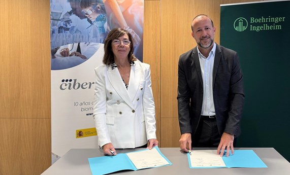 CIBER y Boehringer firman un protocolo general de actuación para la promoción de la investigación biomédica CIBER y Boehringer firman un protocolo general de actuación para la promoción de la investigación biomédica