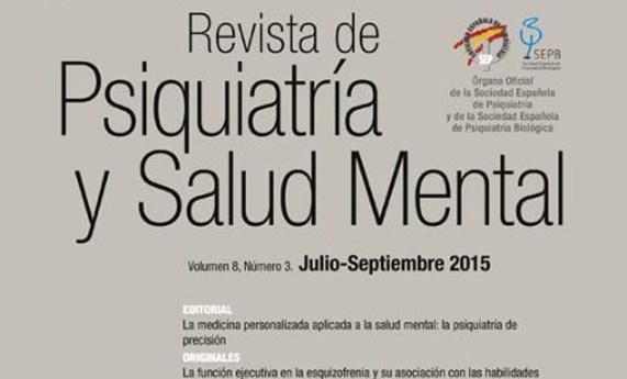 "Psiquiatría y Salud Mental" en el top 1 de las revistas españolas que mejoran su factor de impacto, según el JCR